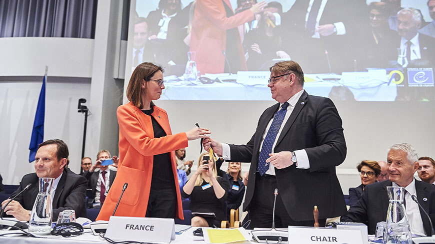 La France prend la présidence du Comité des Ministres