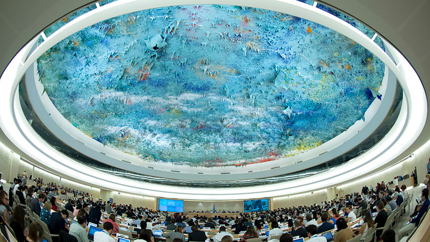 «Вы можете рассчитывать на нашу поддержку», заявила Генеральный секретарь на сессии Совета по правам человека ООН