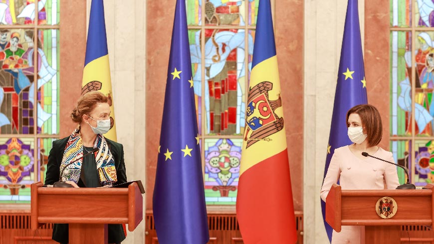 Visita della Segretaria generale nella Repubblica di Moldova