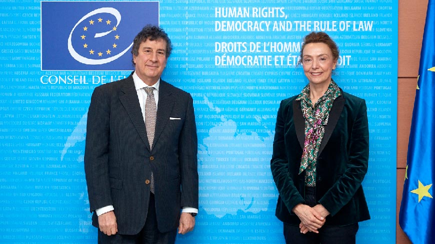 Secretary General and CEB Governor reaffirm strategic partnership to promote social inclusion in Europe