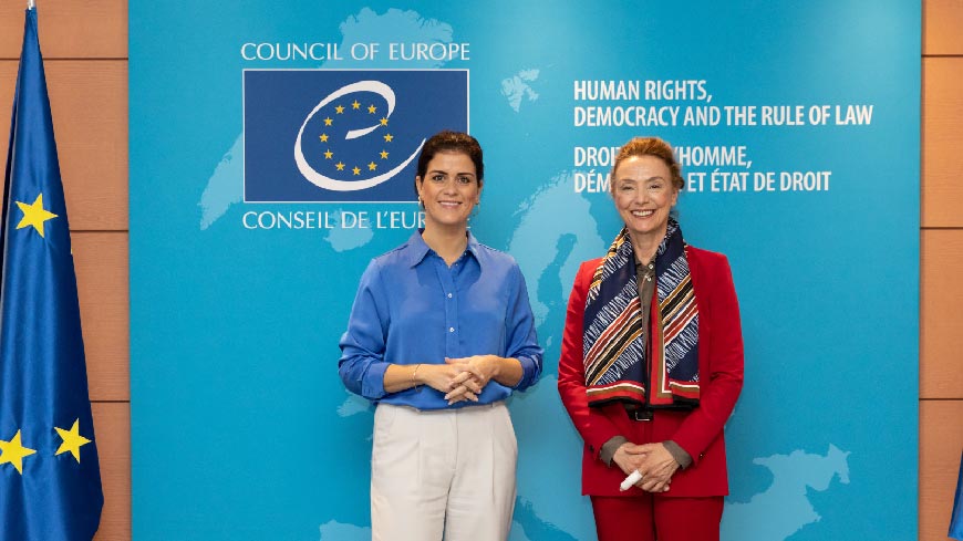 Rencontre entre la Secrétaire Générale et la Présidente du Comité des Ministres
