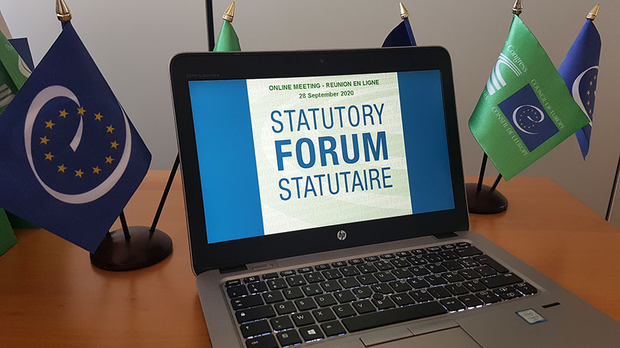 Il Congresso organizza una riunione virtuale del Forum statutario