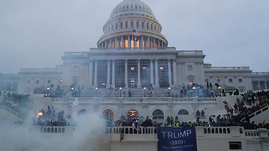 Le Président réagit à 'l'attaque contre la démocratie' au Capitole américain : « Qui ne dit mot, consent »