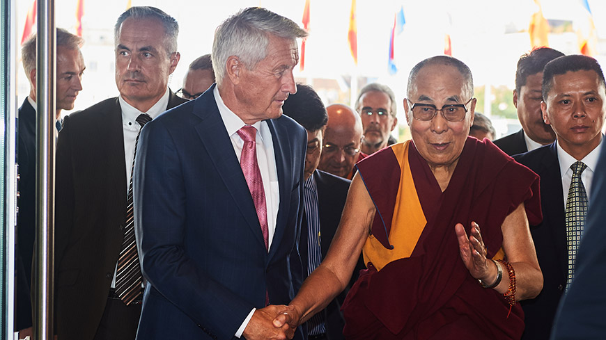 Visite et discours du Dalaï Lama au Conseil de l’Europe