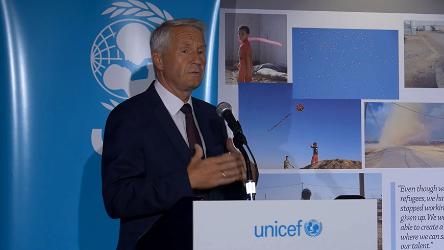 Generalsekretär fordert auf Besuch bei den Vereinten Nationen Gewährleistung der Grundrechte aller Migranten- und Flüchtlingskinder