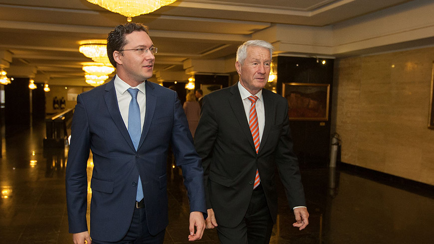 Daniel Mitov and Thorbjørn Jagland