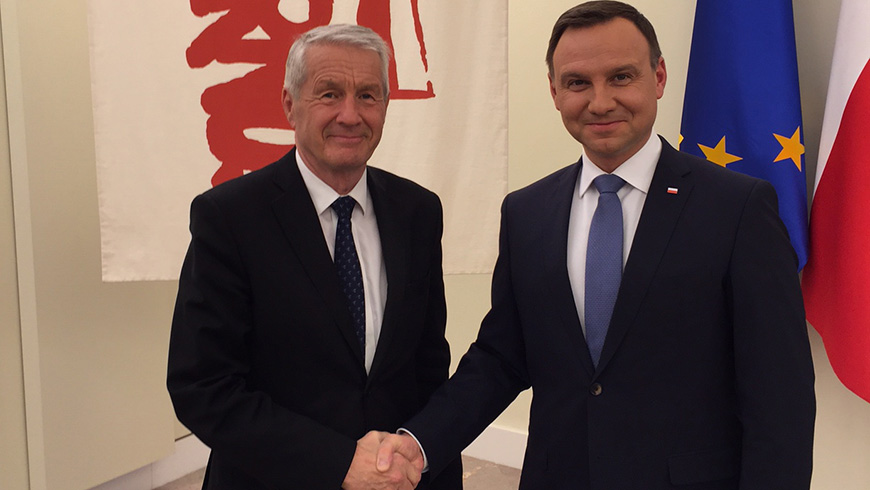 Secretary General on official visit to Poland - Portal