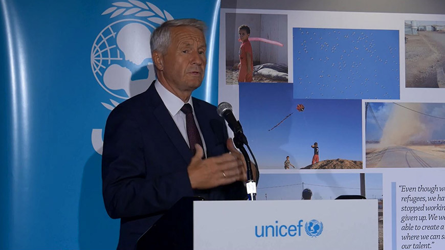 Thorbjørn Jagland. © UNICEF