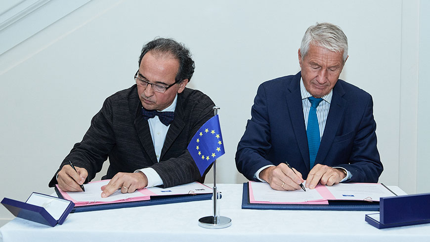 Carles Torner and Thorbjørn Jagland