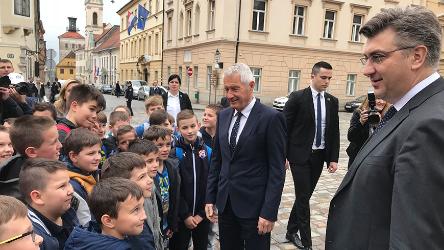 Generalsekretär Jagland auf amtlichem Besuch in Kroatien