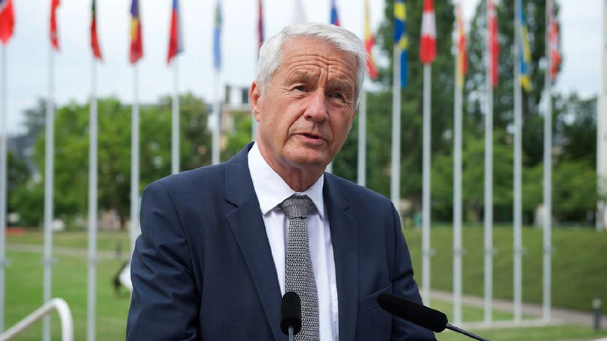 Generalsekretär Jagland trifft am 31. August im Élysée-Palast Präsident Macron