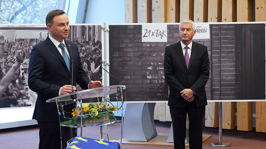 Andrzej Duda und Thorbjørn Jagland