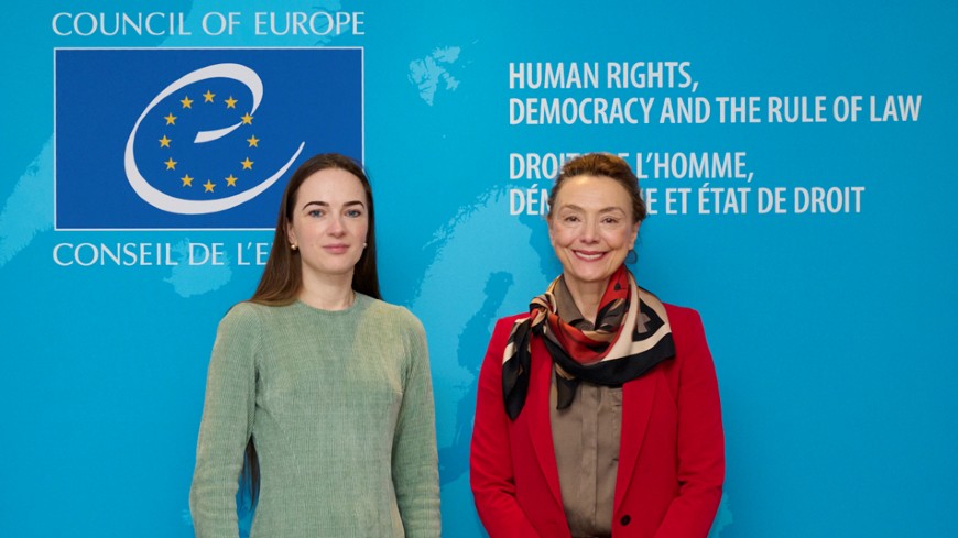 La Segretaria generale incontra Oleksandra Matviichuk ed esprime pieno sostegno alla società civile ucraina
