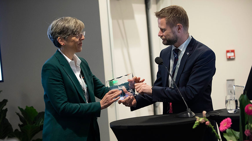 Photo credit: Studio Hjelm / Norwegian Minister of Health Bent Høie and Portugal State Secretary of Health Raquel Duarte