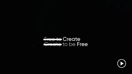 Free to Create – Create to be Free!