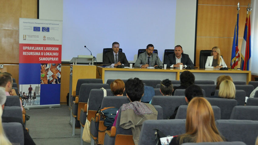 Info Days on the Implementation of Municipal Support Package on Human Resources Management held in 4 biggest Serbian cities