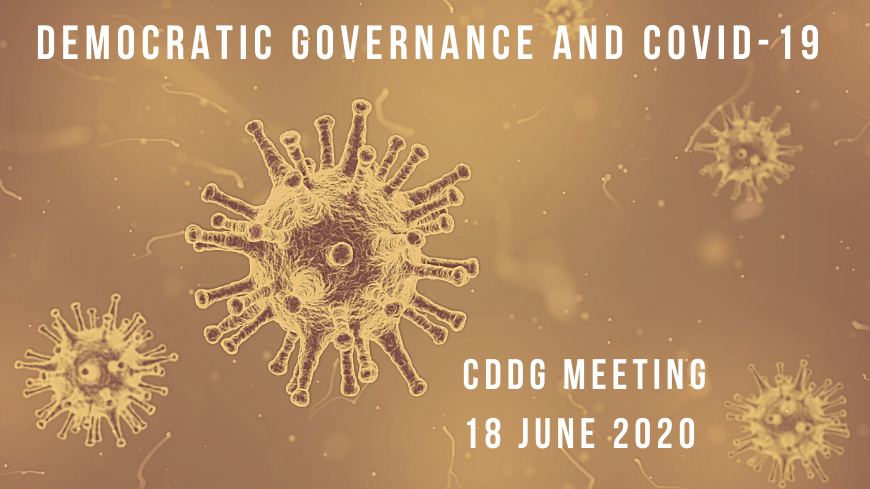 Democratic governance and Covid-19: thematic meeting of the CDDG under the auspices of the Greek chairmanship