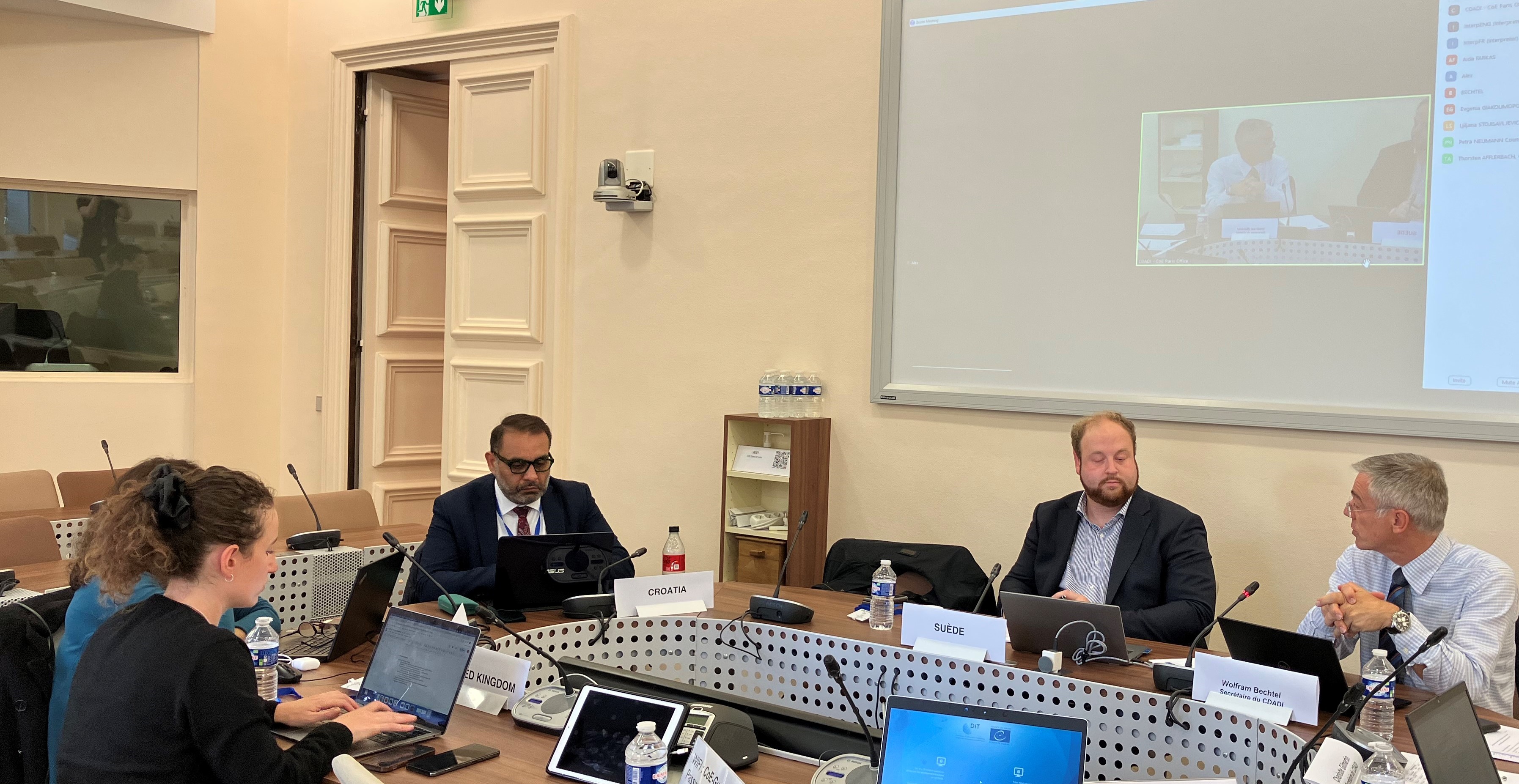 The Bureau of the CDADI holds its 6th meeting to prepare the 8th CDADI plenary meeting