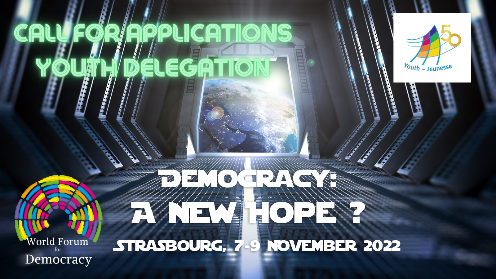 Call for applications: World Forum for Democracy 2022 - Youth Delegation