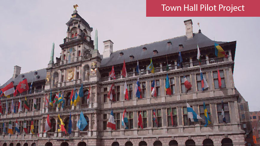Member cities are hosting the Town Hall Pilot Project