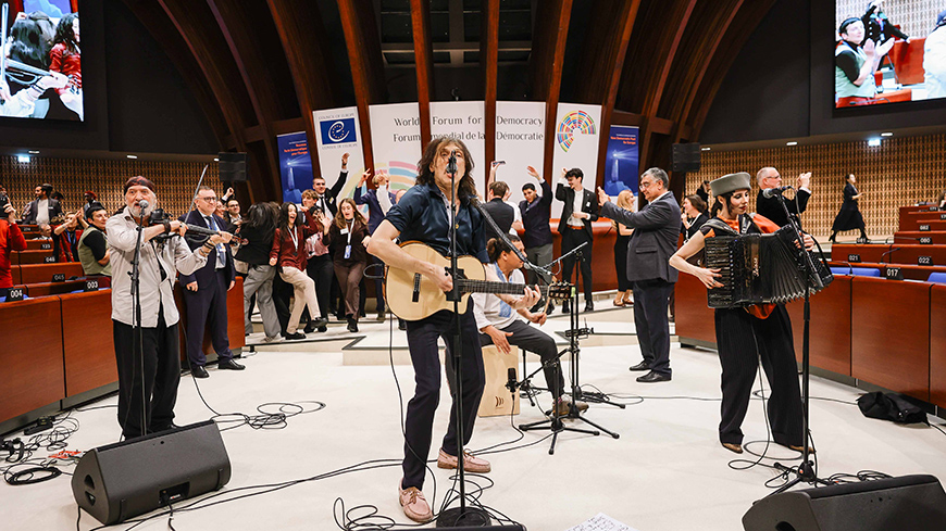 Music is a Force: Legendary Gogol Bordello to perform at the World Forum for Democracy