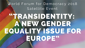 Transidentity: a new gender equality issue for Europe