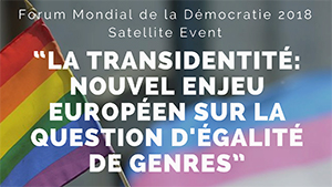 La transidentité, nouvel enjeu européen sur la question de l’égalité des genres