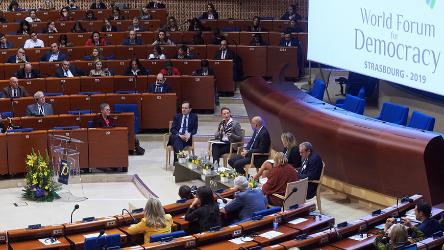 Opening Session of the World Forum for Democracy 2019