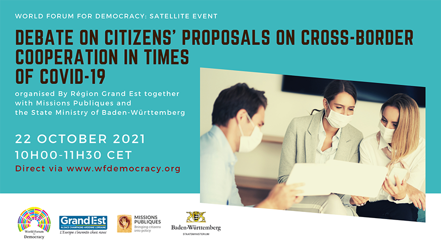 Debate on Citizens' proposals on cross-border cooperation in times of Covid-19