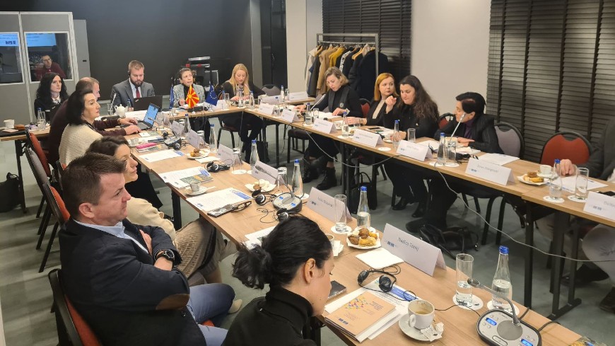 Вториот состанок на Управниот одбор на проектот “Јакнење на активностите против трговијата со луѓе во Северна Македонија” се одржа во Скопје