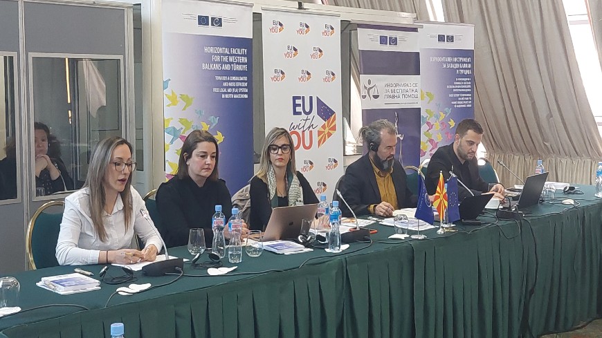 Улогата на правните клиники, како важни актери во давањето на бесплатна правна помош на граѓаните, дискутирана на Националното координативно тело во Северна Македонија