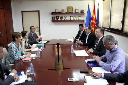 Состаноци со новоизбраниот Министер за внатрешни работи и Заменик министерот за правда во Скопје