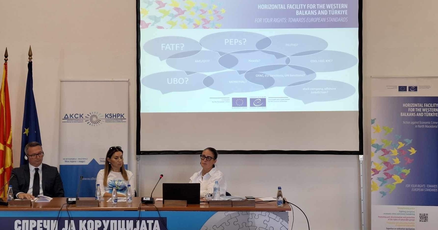 Raising the capacities of the State Commission of Prevention of Corruption in North Macedonia on combating money laundering