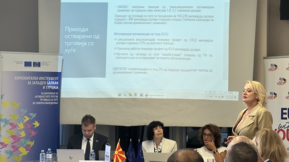 Strengthening effective financial investigations linked to human trafficking in North Macedonia