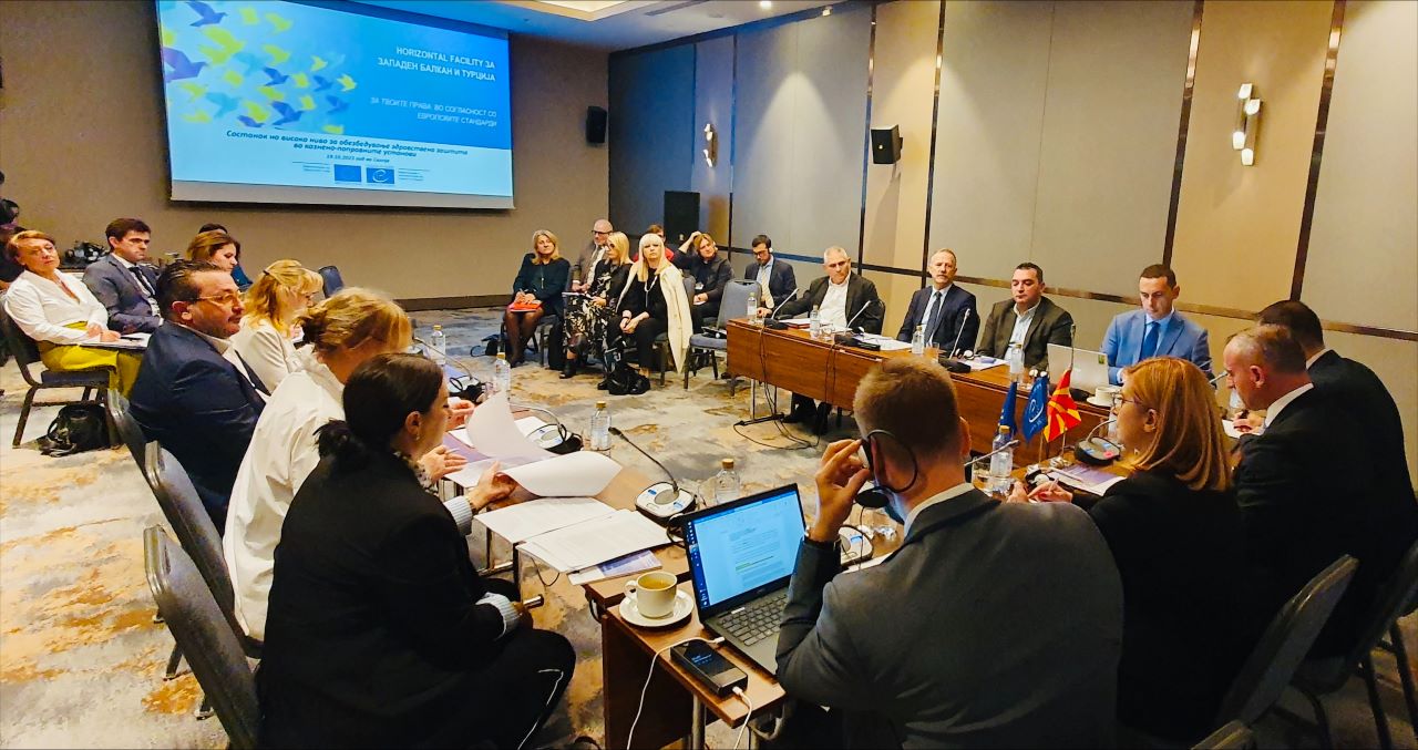 Improving healthcare in prisons discussed with North Macedonia’s Ministry of Health, and Justice