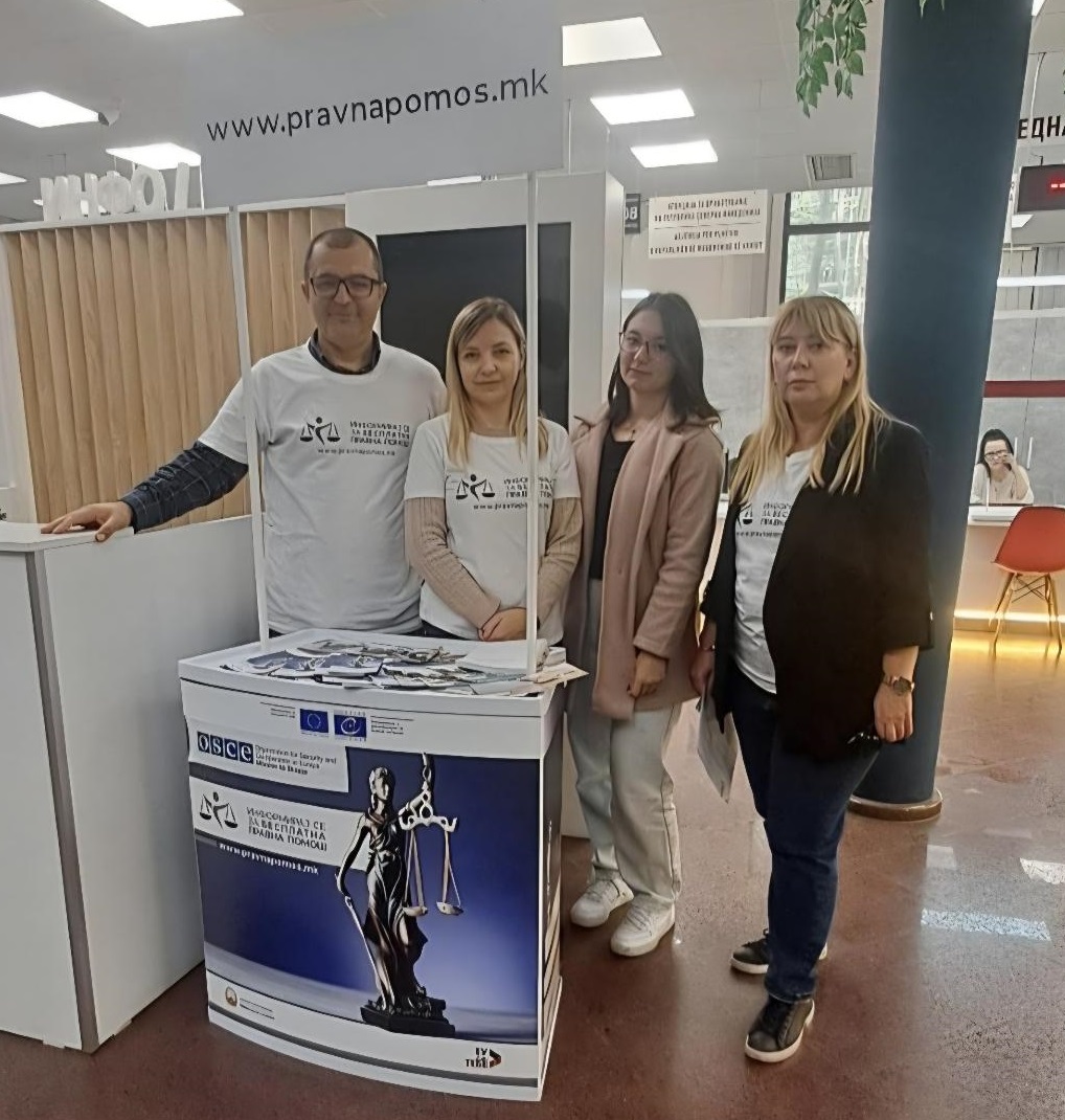 Citizens in Skopje, Bitola, and Shtip to receive Primary Free Legal Aid at the Civil Registry Offices