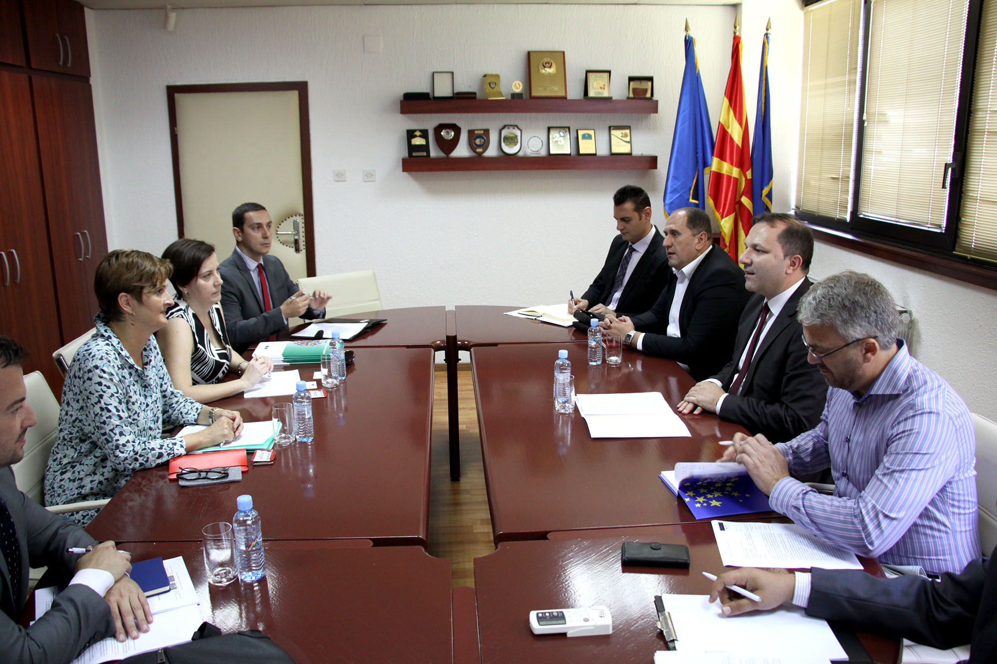 Meetings with the newly appointed Minister of Internal Affairs and Deputy Minister of Justice in Skopje