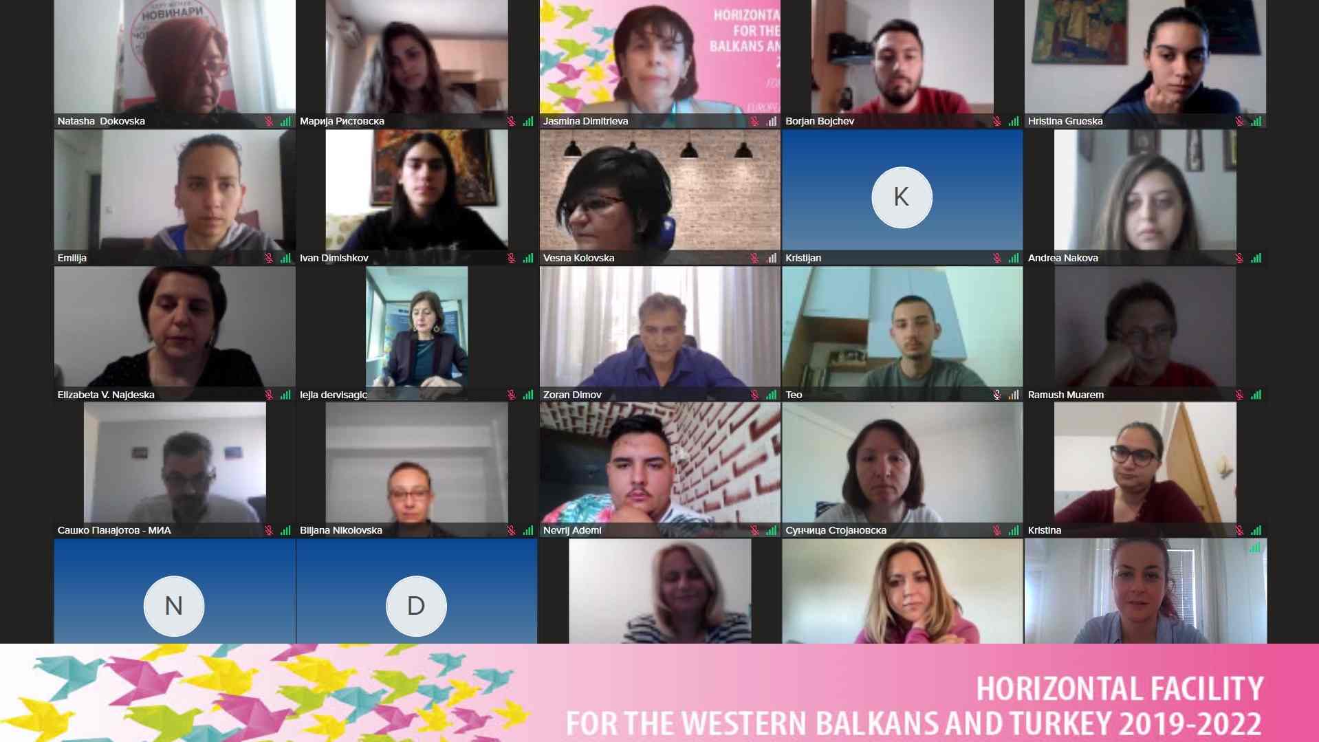 Third training on principles for reporting on trafficking in human beings delivered to journalists in North Macedonia