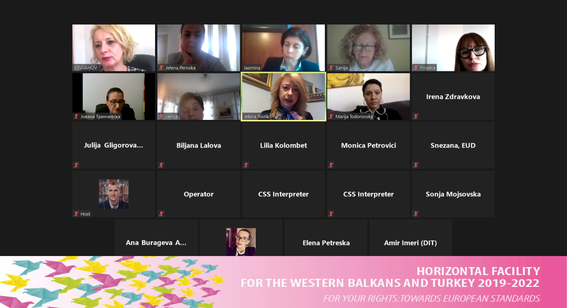 The Steering Committee of the anti-trafficking action in North Macedonia reinforces its commitment and dedication to prevent and combat human trafficking