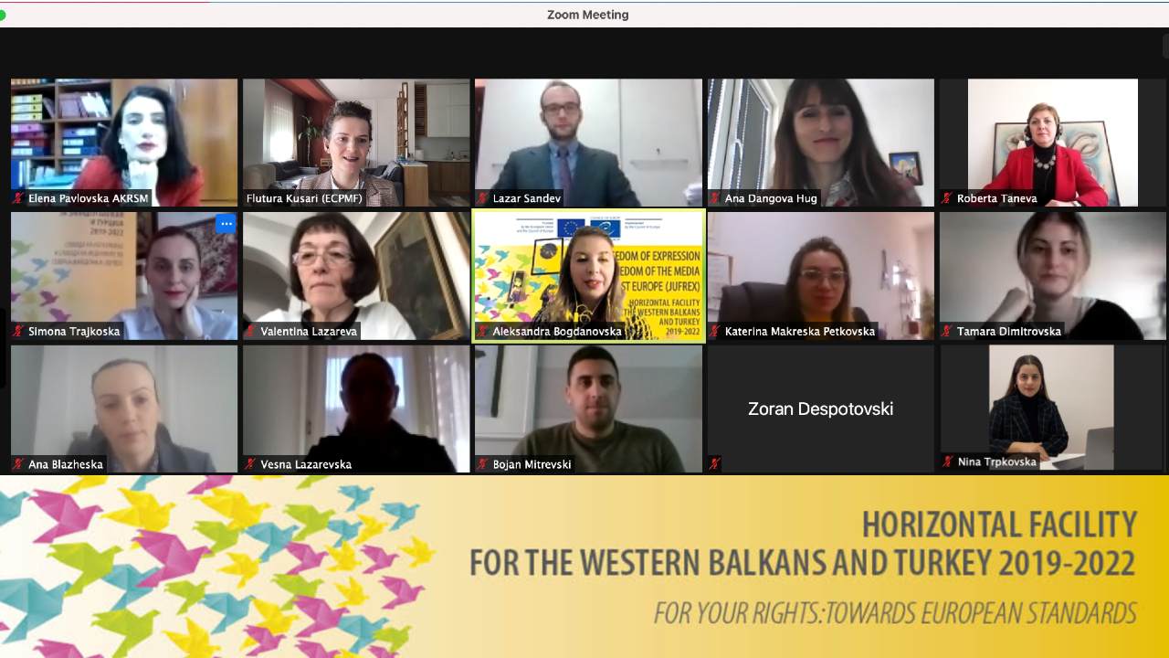 Lawyers in North Macedonia trained on freedom of expression and freedom of the media