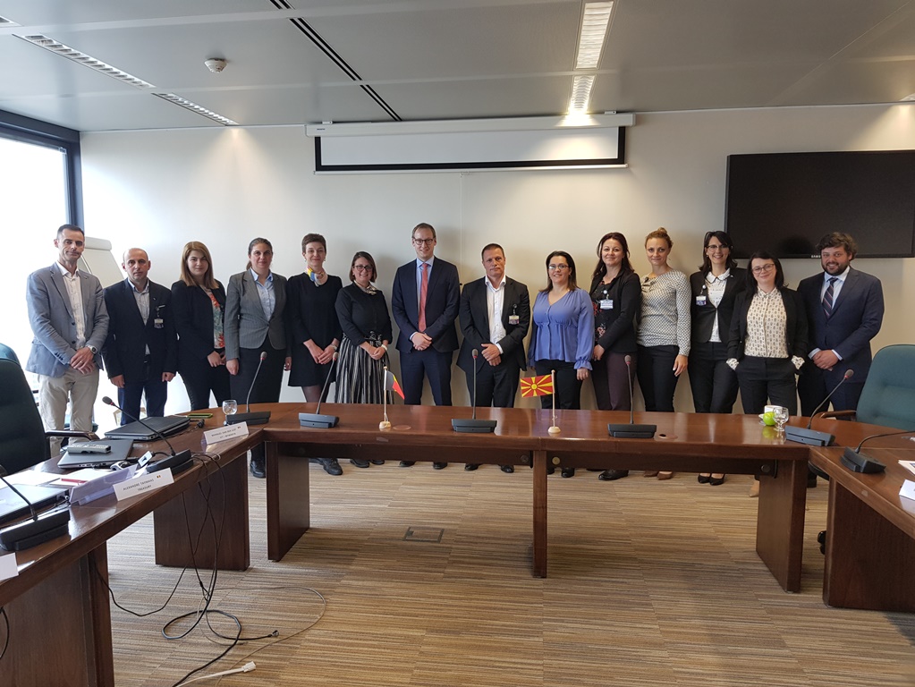 Practitioners from North Macedonia discuss good practices with setting up beneficial ownership registries with colleagues from Belgium and Denmark, 6-9 May 2019, Brussels and Copenhagen