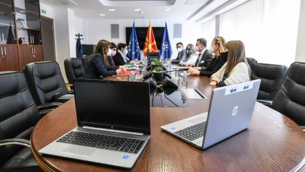 Ministry of Justice and its regional offices receive 25 laptops to support free legal aid and access to justice for all in North Macedonia