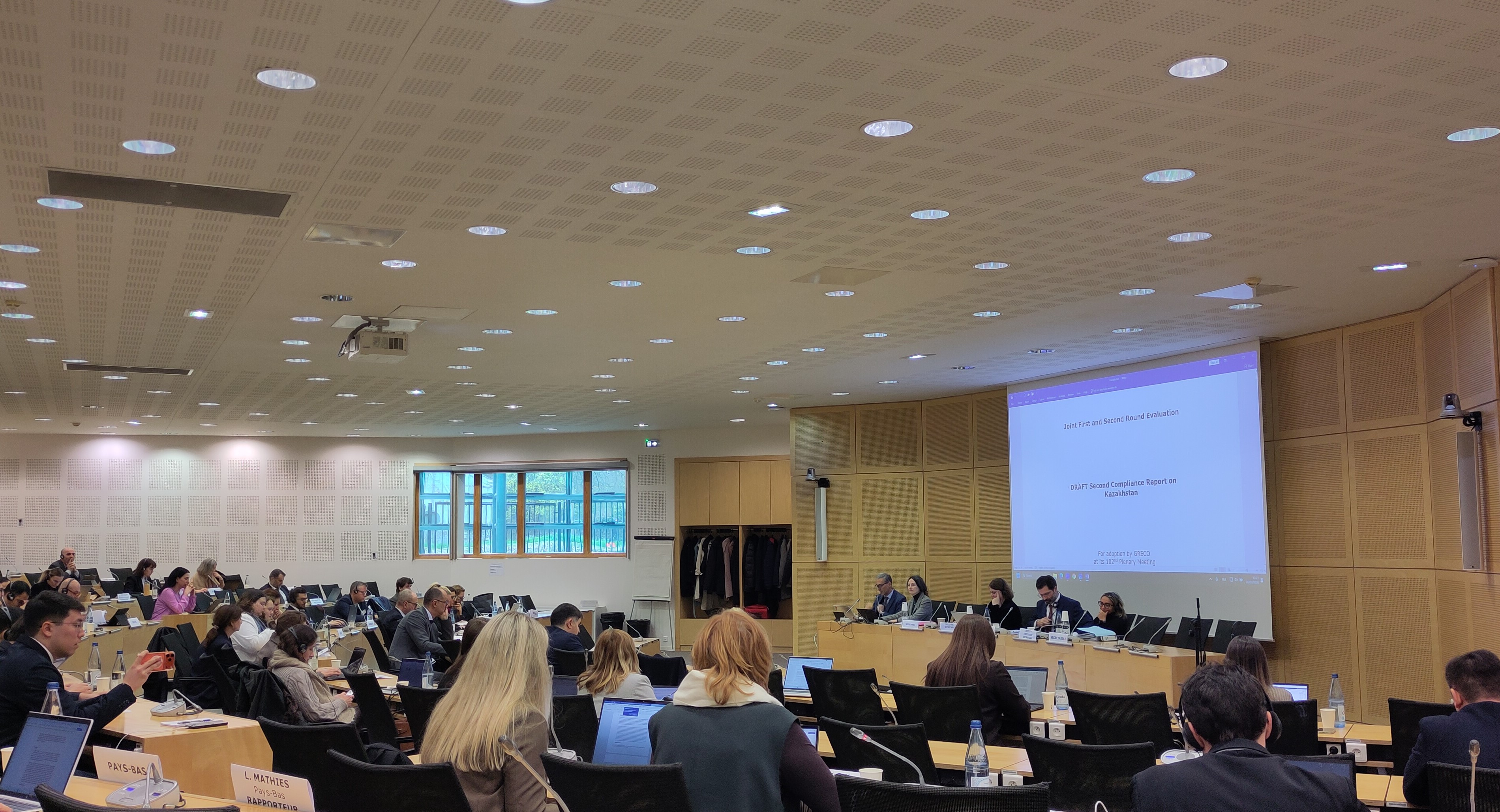 Outcome of the 102nd Plenary Meeting of GRECO