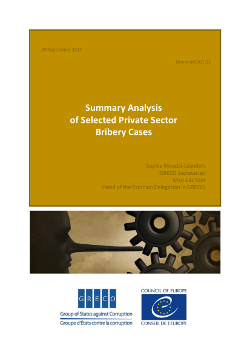 Summary Analysis of Selected Private Sector Bribery Cases