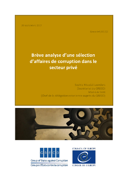 Brève analyse d’une sélection d’affaires de corruption dans le secteur privé
