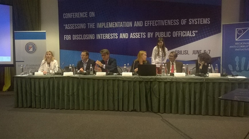 Conference on “Assessing the Implementation and Effectiveness of Systems for Disclosing Interests and Assets by Public Officials” (Tbilisi, 6-7 June 2017)