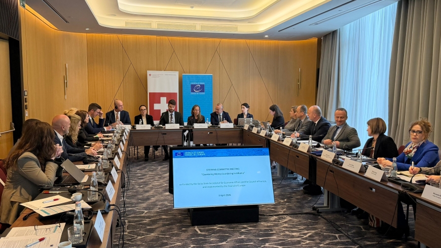 Project on Countering Money Laundering in Albania holds its inaugural Steering Committee meeting