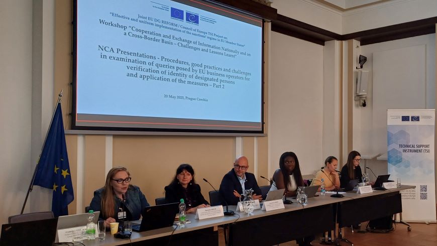 Enhancing implementation of the sanctions regime in the EU by supporting business operators and identifying sanctions targets in beneficial ownership and control of legal entities and arrangements