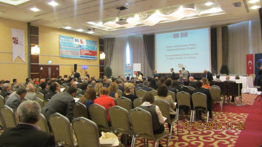 Closing Conference – Consolidating Ethics in the Public Sector in Turkey Project (Ankara, Turkey, 28 May 2014)