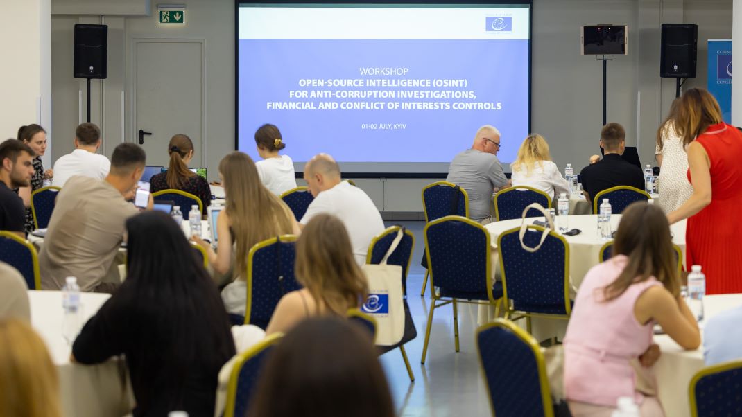The Council of Europe supports Ukraine’s Anti-Corruption Efforts with OSINT workshop